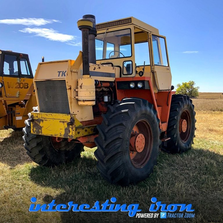 An early Case 70-series auction tractor